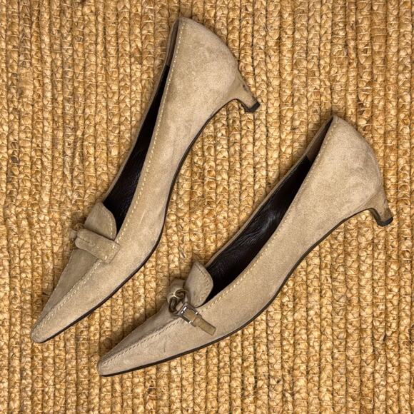 Prada suede kitten heels US 9.5/IT 39.5 - Picture 4 of 6